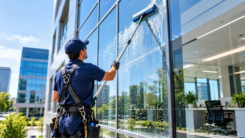 Why Is Commercial Window Washing Essential for Offices?